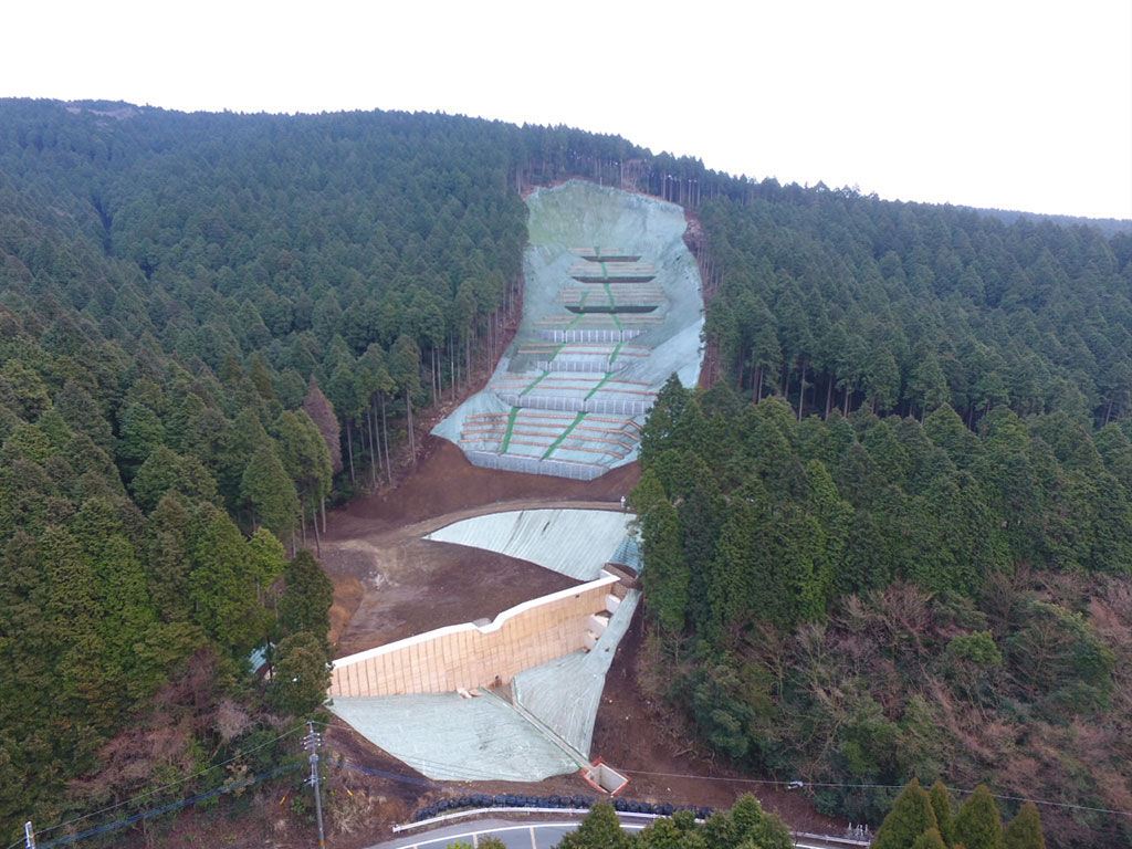 菊池管内災害関連緊急治山事業第3号工事