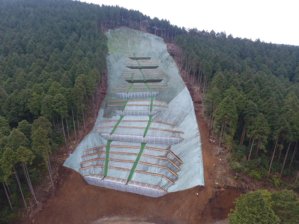 菊池管内災害関連緊急治山事業第3号工事